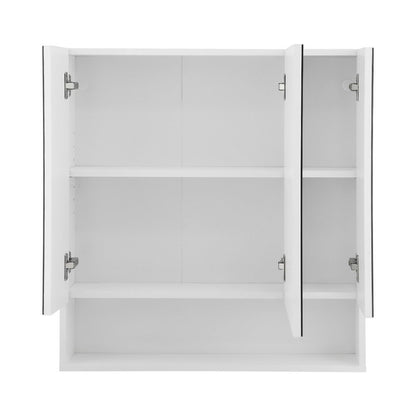Cefito Bathroom Mirror Cabinet Medicine Adjustable Shelves Wall Hung 700x750mm White