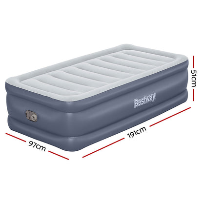 Air Mattress Bestway Single Size 51cm Inflatable