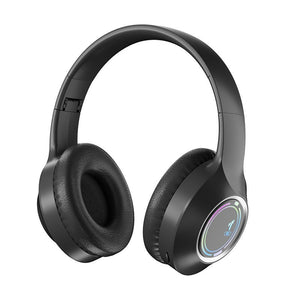 Enjoy Wireless Freedom and Stylish Illumination with Our Foldable Bluetooth 5.2 Over-Ear Headphones

Experience immersive audio and eye-catching style with our Foldable Bluetooth 5.2 Over-Ear Headphones. Designed for both convenience and comfort, these headphones feature a foldable design for easy storage, adjustable fit for a personalized experience, and vibrant RGB lighting. With a long-lasting battery, these headphones are the perfect companion for gaming, music, and more.