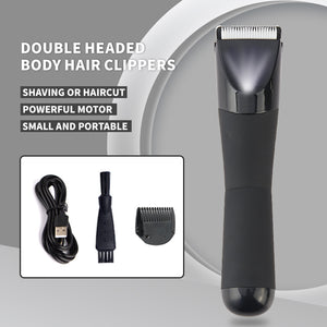 The Ultimate Grooming Tool for Men: Our 2-in-1 Double Headed Electric Body Hair Clippers!

Achieve a perfectly groomed look from head to toe with our versatile 2-in-1 Double Headed Electric Body Hair Clippers. This innovative device combines the functionality of a body trimmer and a shaver, allowing you to easily maintain your desired level of grooming with one convenient tool.