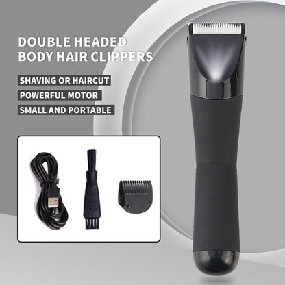 The Ultimate Grooming Tool for Men: Our 2-in-1 Double Headed Electric Body Hair Clippers!

Achieve a perfectly groomed look from head to toe with our versatile 2-in-1 Double Headed Electric Body Hair Clippers. This innovative device combines the functionality of a body trimmer and a shaver, allowing you to easily maintain your desired level of grooming with one convenient tool.
