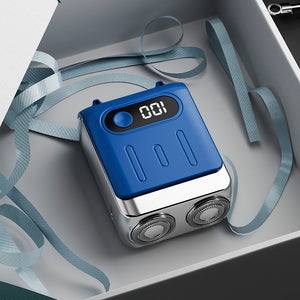 Blue Electric Shaver - Compact and Portable

-The Blue Electric Shaver is the perfect grooming tool for on-the-go individuals. With its compact and portable design, it can easily fit into your travel bag. The USB rechargeable feature allows for convenient charging, while the digital display keeps you informed of battery life. Its ergonomic design provides a comfortable shaving experience.