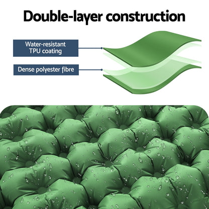 Air Mattress Weisshorn Self Inflating Mattress Single Pillow