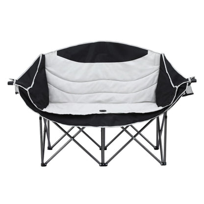 Weisshorn Camping Chair Double Folding Moon Chair Portable Seat 240KG