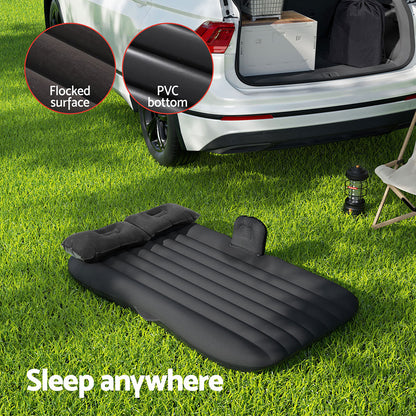 Car Mattress  Inflatable 134x78x12cm-Black