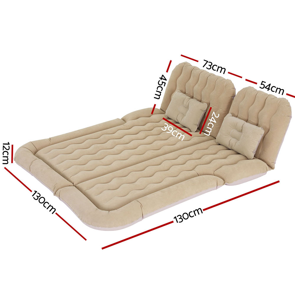 Car Mattress Inflatable 175x130x12cm-Beige