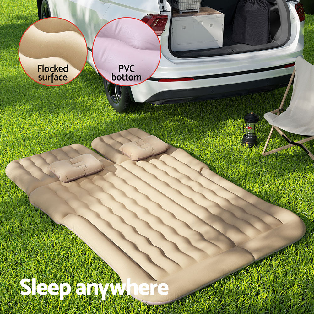 Car Mattress Inflatable 175x130x12cm-Beige