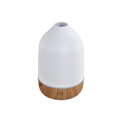 Devanti Ultrasonic Aroma Diffuser Aromatherapy 100ml LED Lights Iron Humidifier Forest