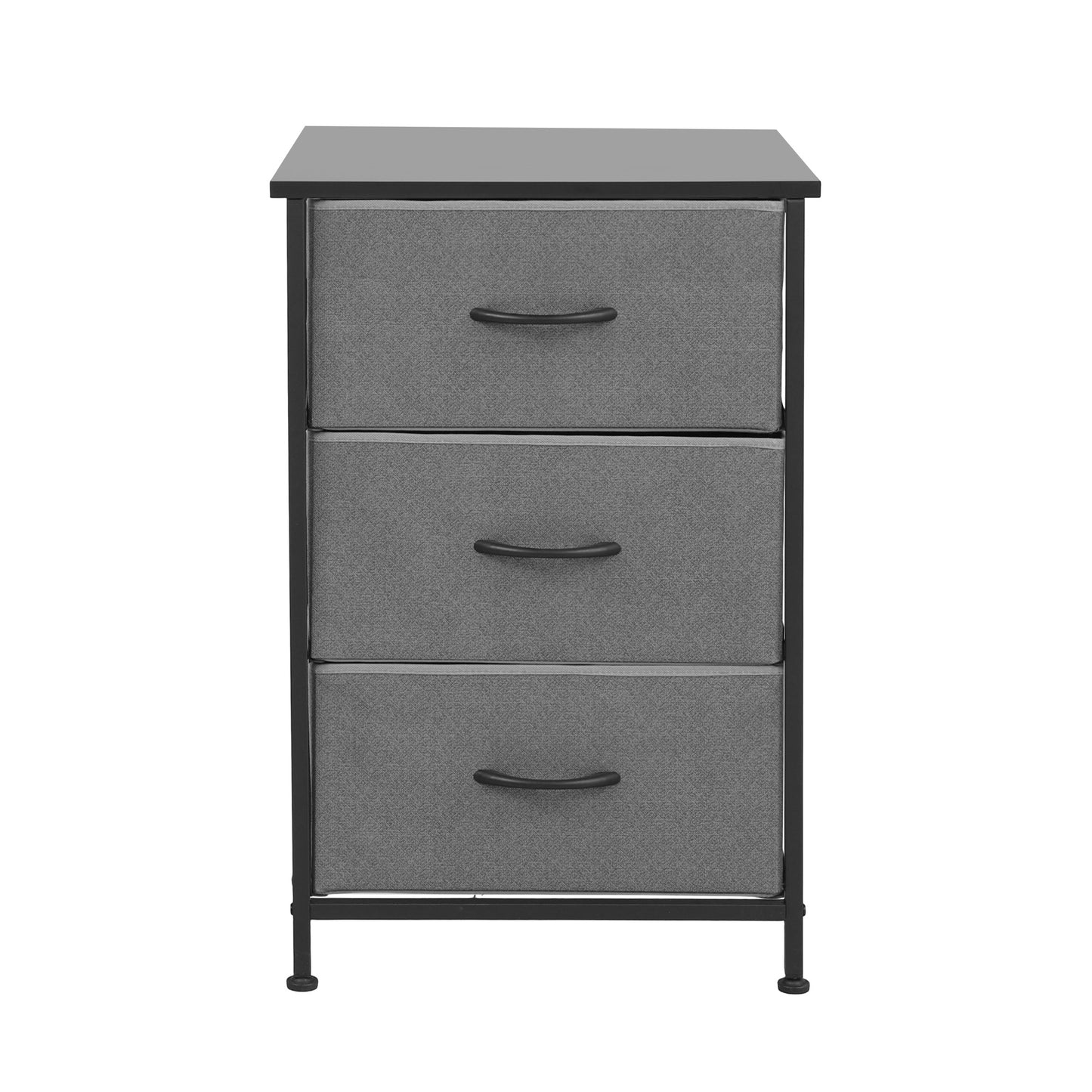Artiss Chest of 3 Drawers Storage Dresser Tallboy Grey - Factory Direct Shop