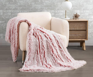 Double-Sided Faux Fur Shaggy Throw Blanket - Rose

Wrap yourself in ultimate luxury with our Double Sided Faux Fur Shaggy Throw Blanket in Rose. Soft, plush, and stylish, this blanket is perfect for snuggling up on the couch or adding a touch of elegance to your bedding. Experience the cozy warmth and comfort in style