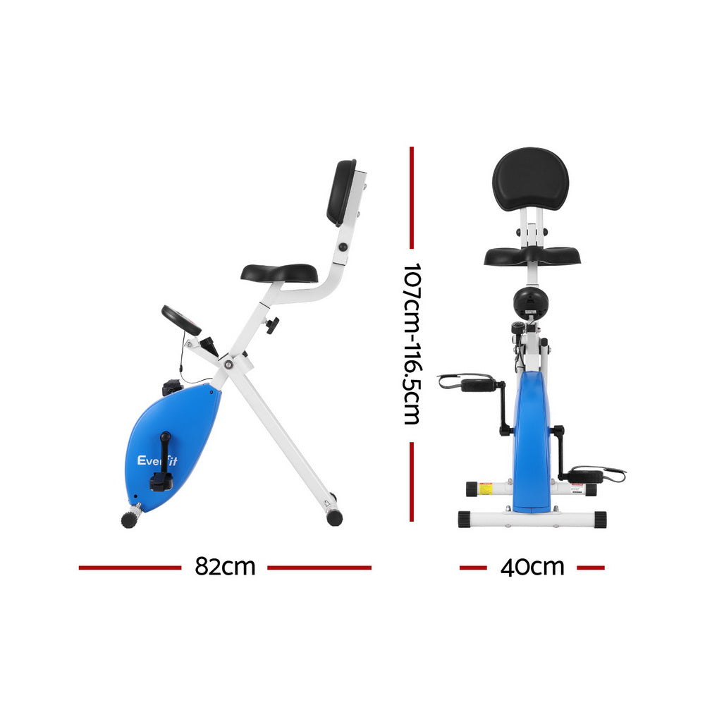 Under Desk Exercise Bike Magnetic- 100kg Capacity