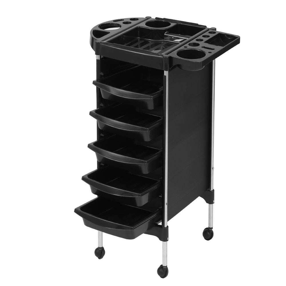 Embellir 6-Tier Salon Cart – Mobile Beauty &amp; Hairdressing Storage

Crafted for effortless maneuverability, the Embellir Salon Trolley Cart boasts a sleek design, sturdy metal frame, and 6 tiers for practical storage. Perfect for beauty professionals looking for a balance of functionality and sophistication.