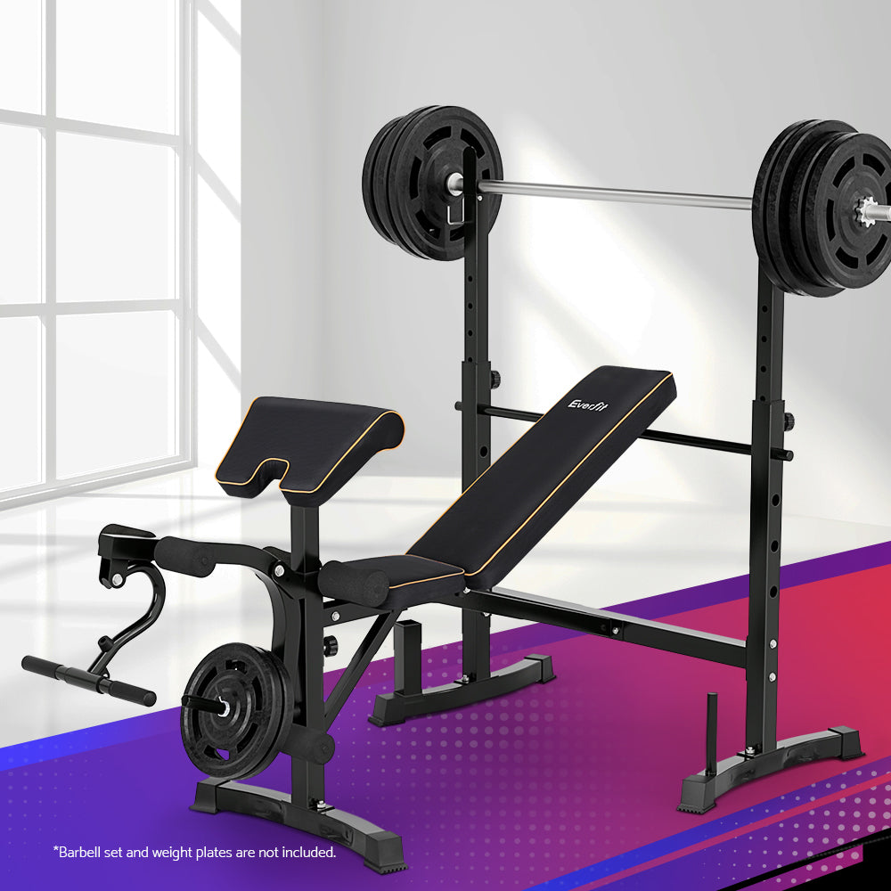 Everfit Weight Bench Press 10 in 1 Bench Press Home Gym-330kg