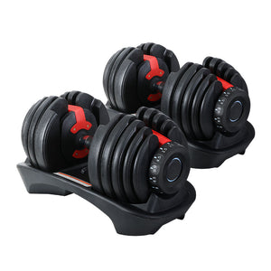 Everfit Dumbbell Set Adjustable Set-24kg