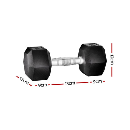 Everfit Hex Dumbbells Set-20kg