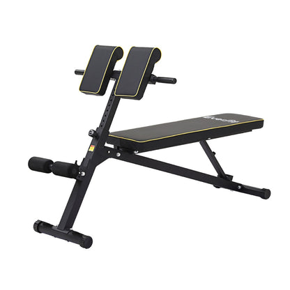Everfit Roman Chair Adjustable Weight Bench-Preacher Curls