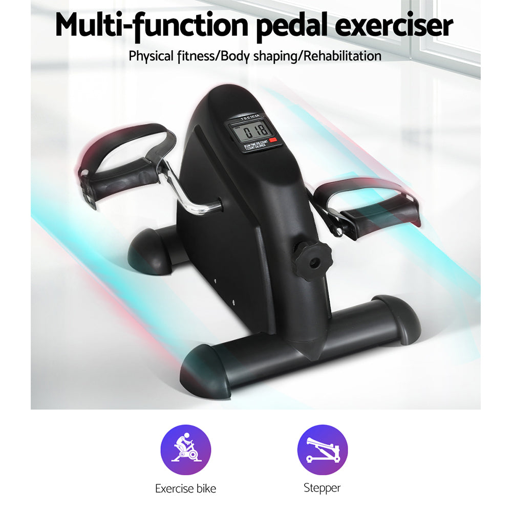 Everfit Mini Exercise Bike Under Desk-Black