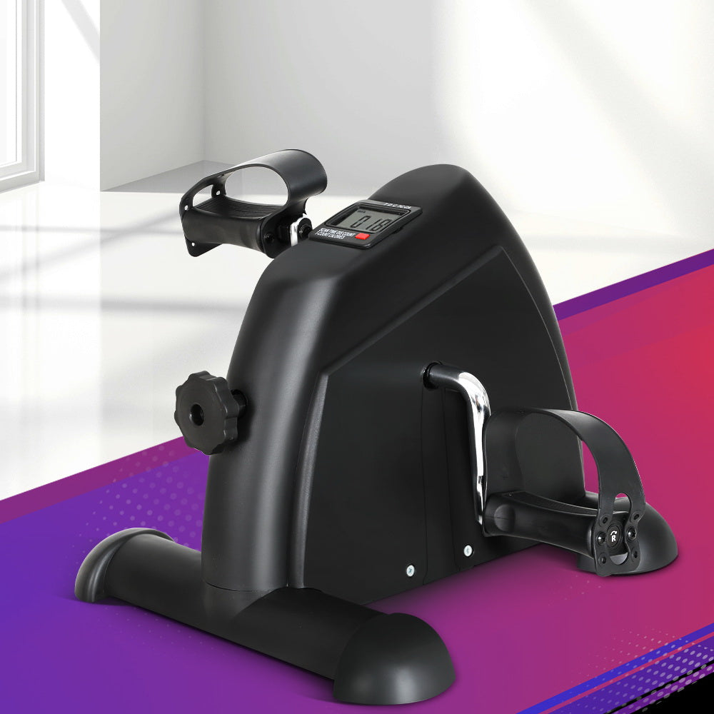 Everfit Mini Exercise Bike Under Desk-Black