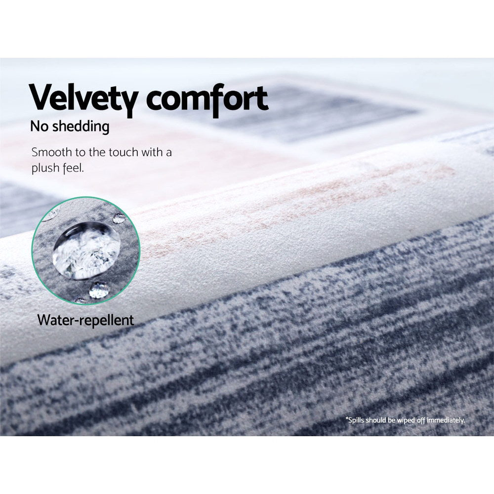 Artiss Rug 120x170cm Area Rug Large Carpet Soft Short Pile Modern Oblo