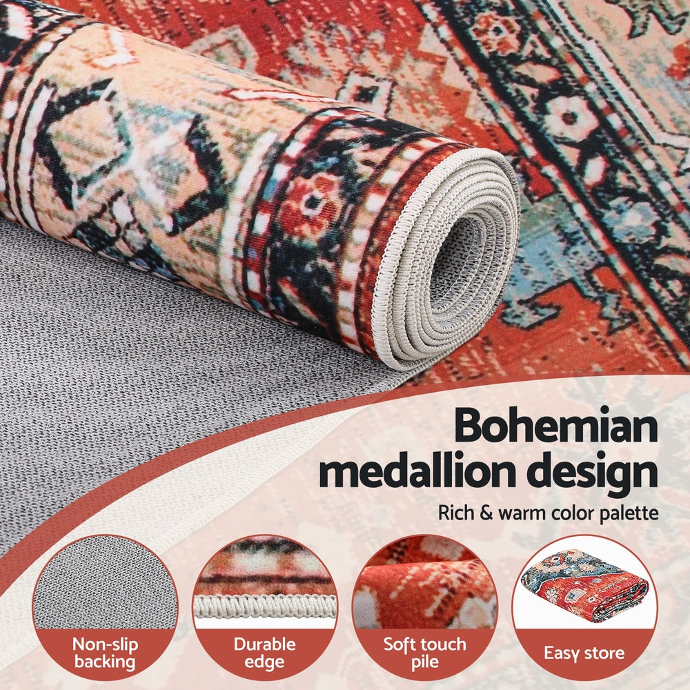 Artiss Floor Rug 200X290cm Large Washable Area Rug Modern Living Room Carpet Mat