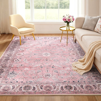 Artiss Floor Rug 200X290cm Large Washable Area Rug Vintage Living Room Carpet