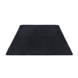 Artiss Floor Rug 140x200cm Plush Area Shaggy Rug Living Room Bedroom Carpet Black