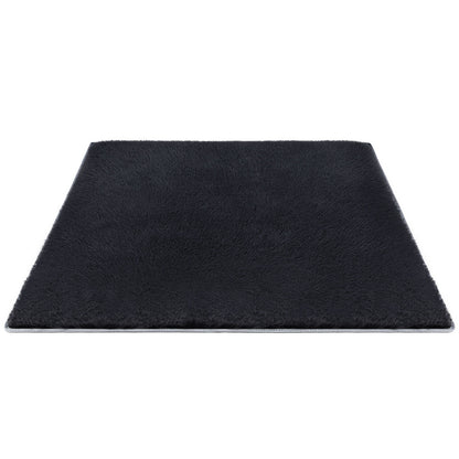 Artiss Floor Rug 160x230cm Plush Area Shaggy Rug Living Room Bedroom Carpet Black