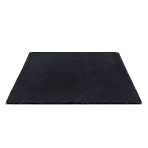 Artiss Floor Rug 200x230cm Plush Area Shaggy Rug Living Room Bedroom Carpet Black