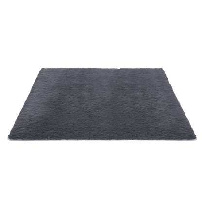 Artiss Floor Rug 200x290cm Plush Area Shaggy Rug Living Room Bedroom Carpet Grey