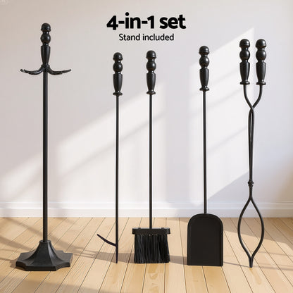 Fireplace Tool Set 4 X PCS Set- Grillz