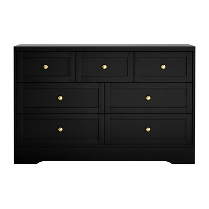 Artiss 7 Chest of Drawers Dresser Table Black