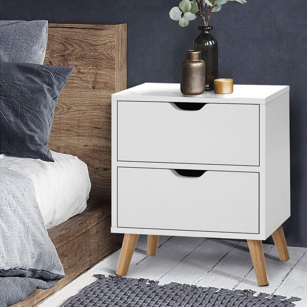 Bedside Table Drawers Side Table Nightstand