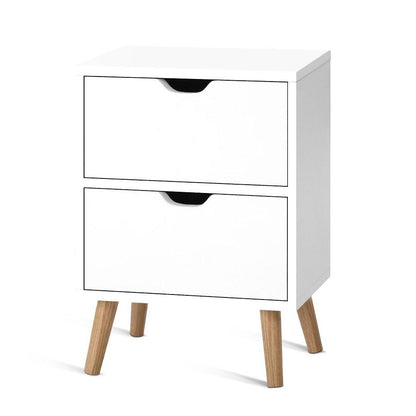 Bedside Table Drawers Side Table Nightstand