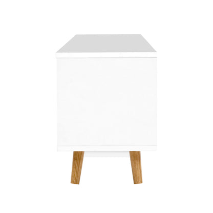 Artiss Wooden Entertainment Unit - White & Wood
