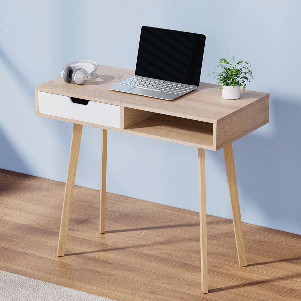 Artiss 2 Drawer Wood Computer Desk