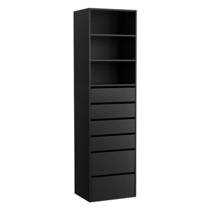 Artiss 6 Chest of Drawers Tallboy Cabinet Black