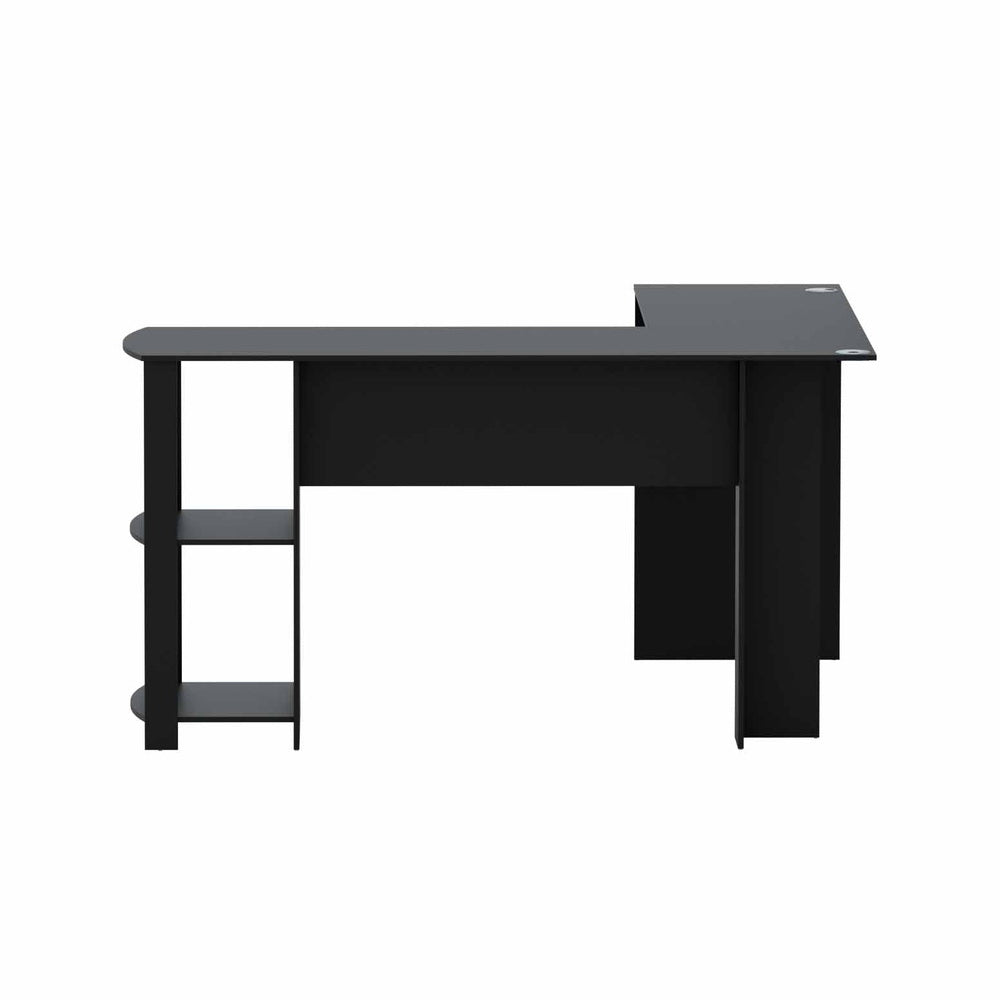 Artiss Office Computer Desk Corner Student Study Table Workstation L-Shape Black