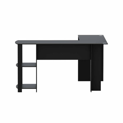 Artiss Office Computer Desk Corner Student Study Table Workstation L-Shape Black