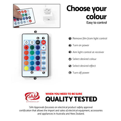 Artiss Entertainment Unit TV Cabinet LED 180cm White Bobi