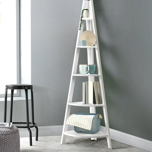 Artiss 5 Tier Corner Ladder Display Shelf Home Storage Plant Stand Bookshelf