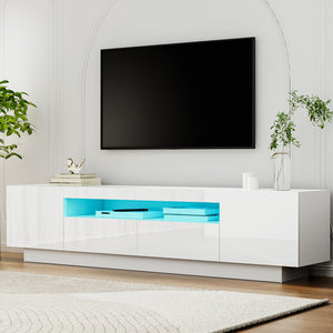 Artiss TV Unit Entertainment Unit Storage Drawer RGB LED 180cm White
