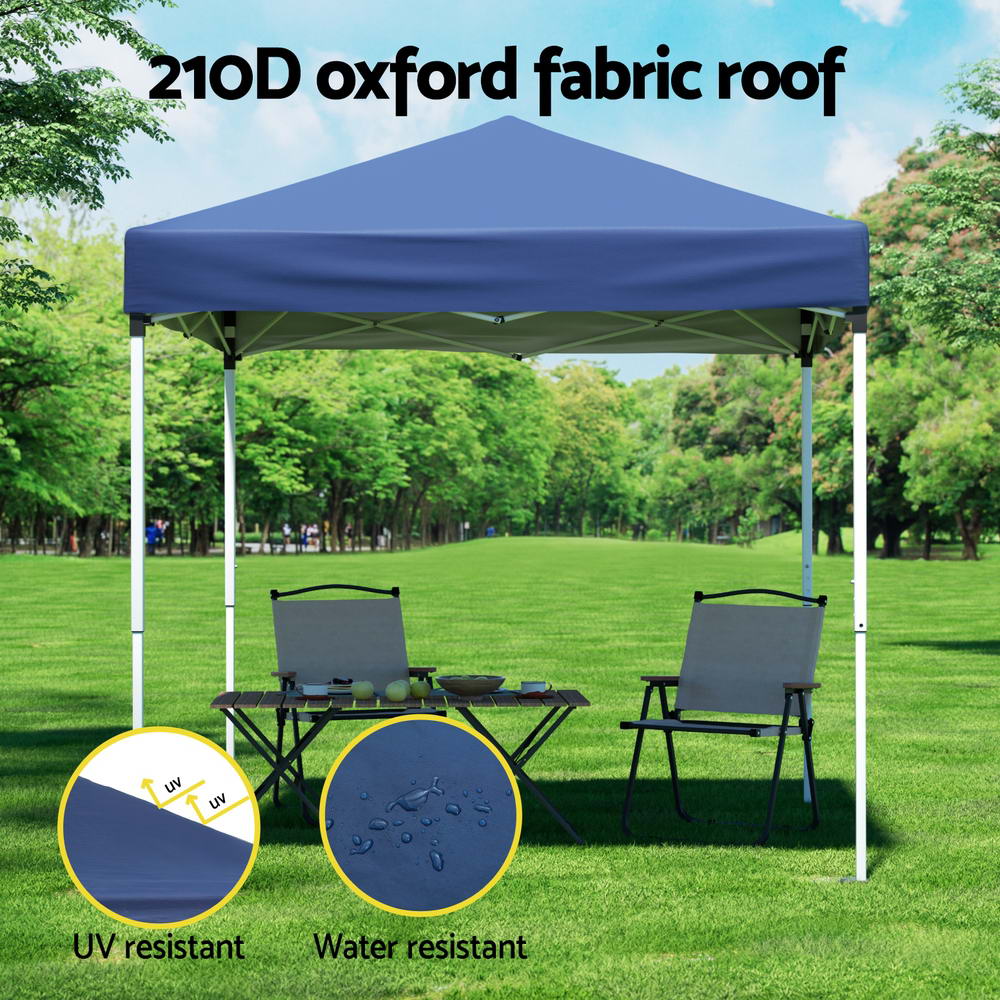 Gazebo 2x2m Outdoor w/ Base Pods -Blue