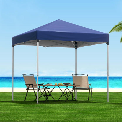 Gazebo 2x2m Outdoor w/ Base Pods -Blue
