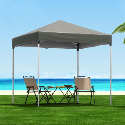 Gazebo 2x2m Outdoor w/ Base Pods -Grey