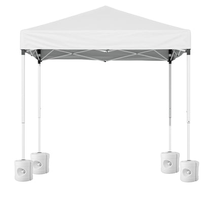 Gazebo 2x2m Outdoor Patio Garden Marquee Shade w/ Base Pods White
