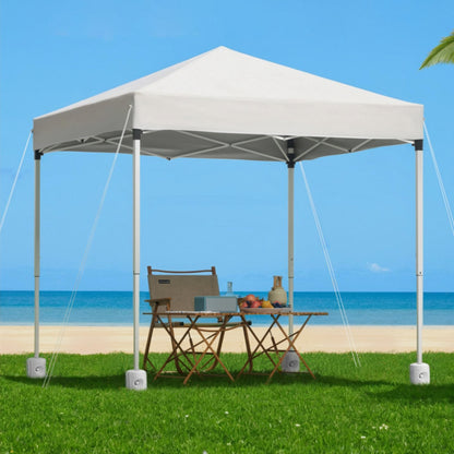 Gazebo 2x2m Outdoor Patio Garden Marquee Shade w/ Base Pods White