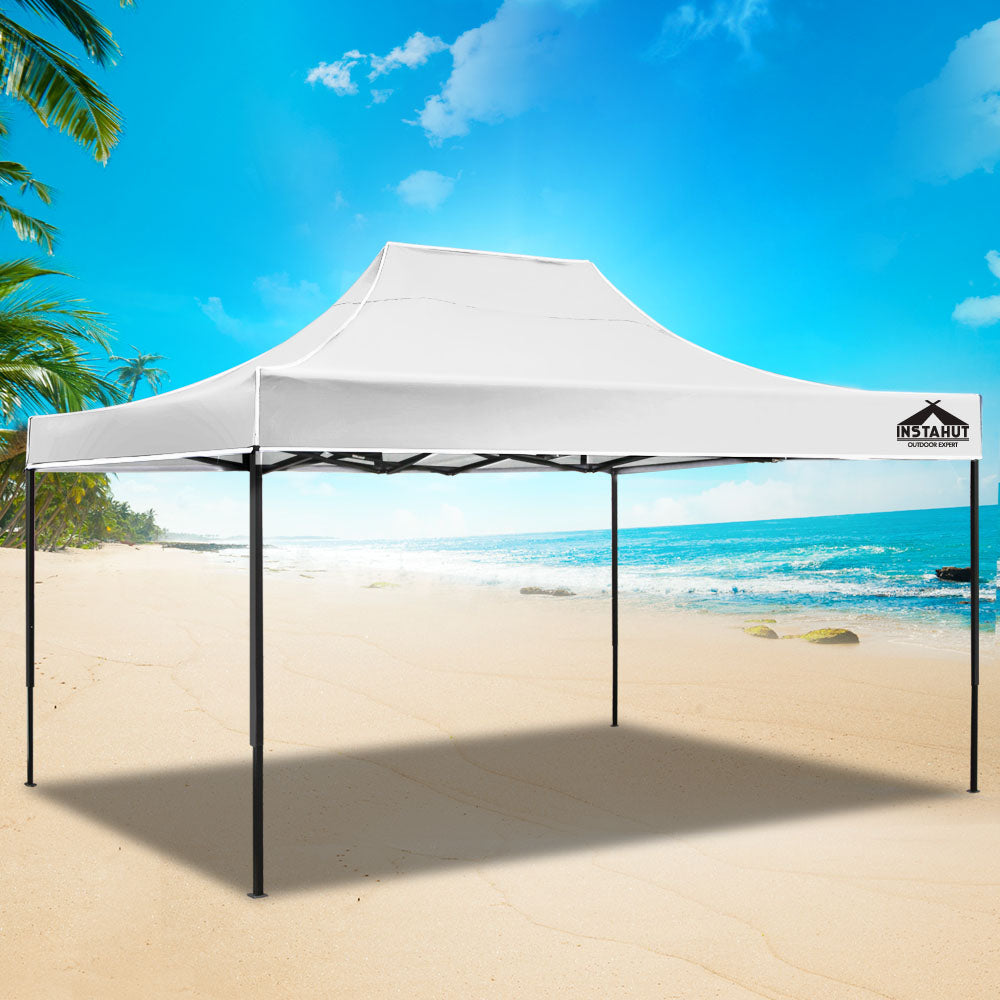 Gazebo Pop Up Marquee 3x4.5 Folding-White