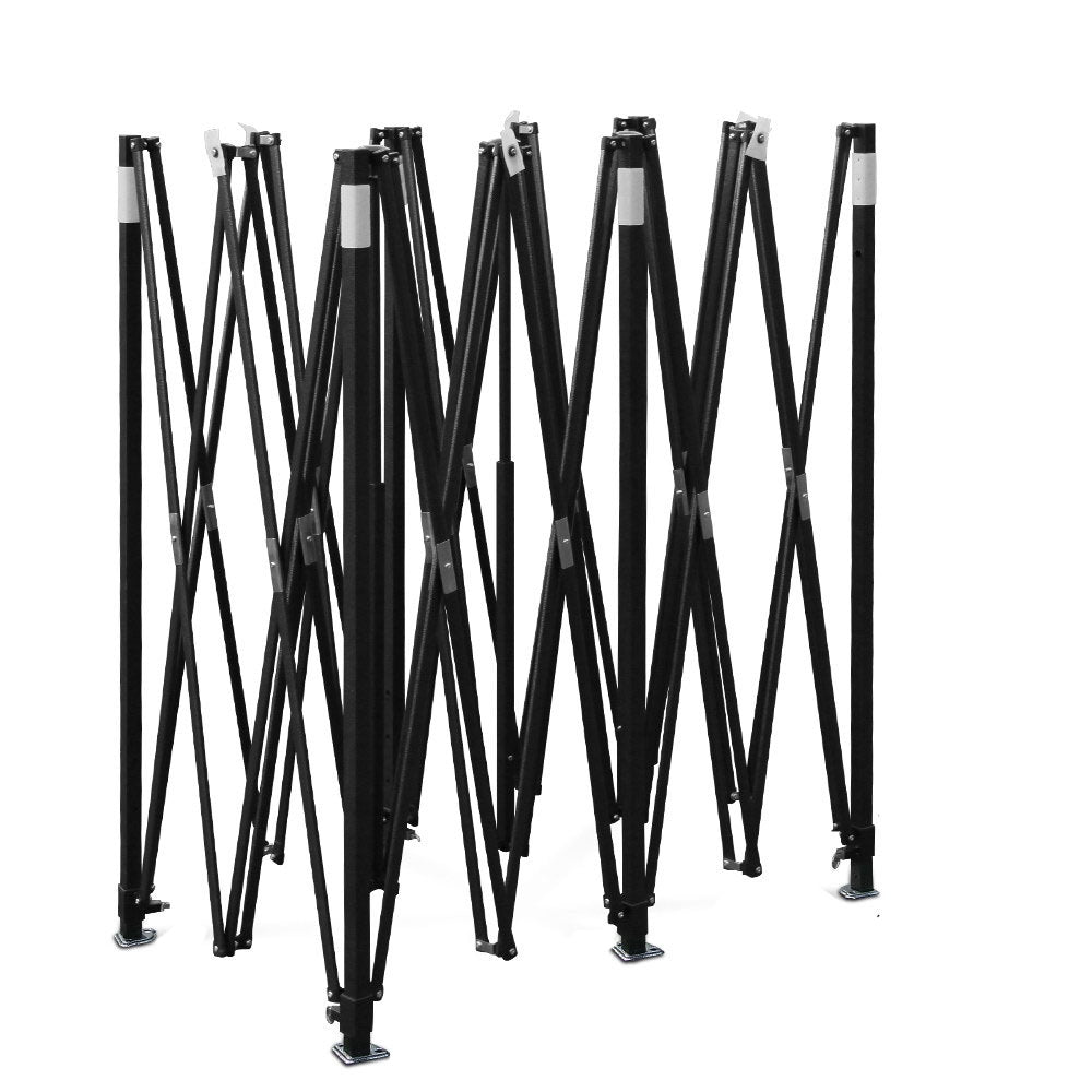 Gazebo Pop Up Marquee 3x6m-Black