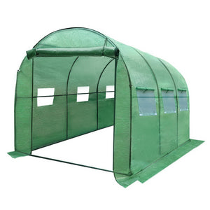 Green fingers Greenhouse Garden Shed Green House 3X2X2M Greenhouses Storage Lawn