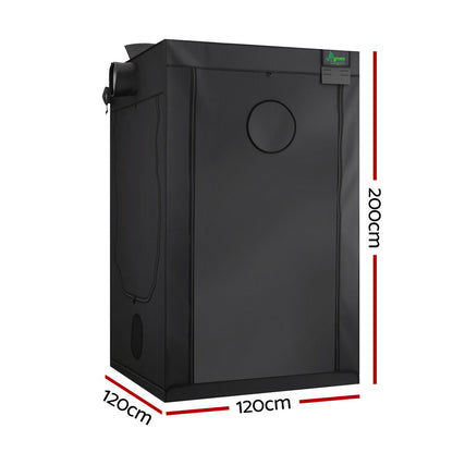 Green Fingers Grow Tent Kits 120x120x200cm Hydroponics Indoor Grow System